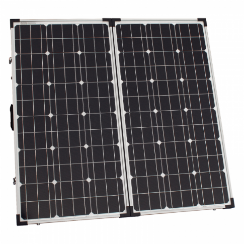 150w 12v folding solar charging kit for camper caravan boat or any other 12v system product exterior view