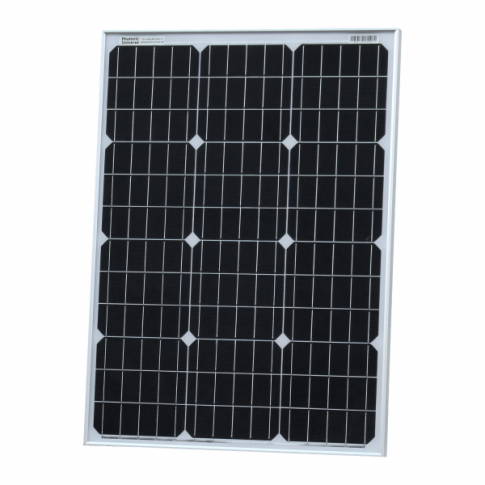 60w 12v solar charging kit 10a controller mounting brackets and cables product exterior view