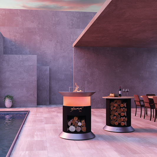 glammfire alba grill product exterior view