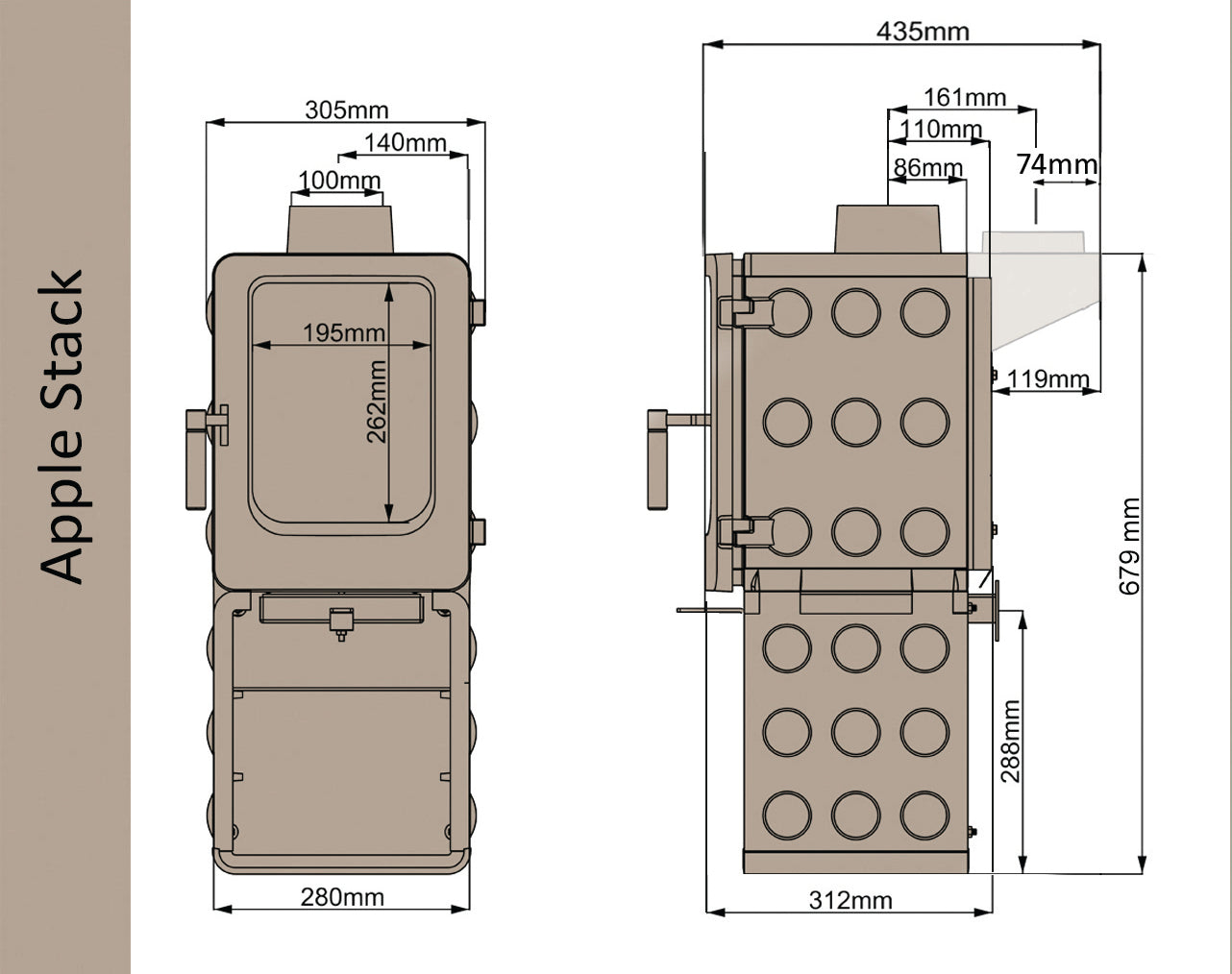 Ekol ApplePie Apple Stack