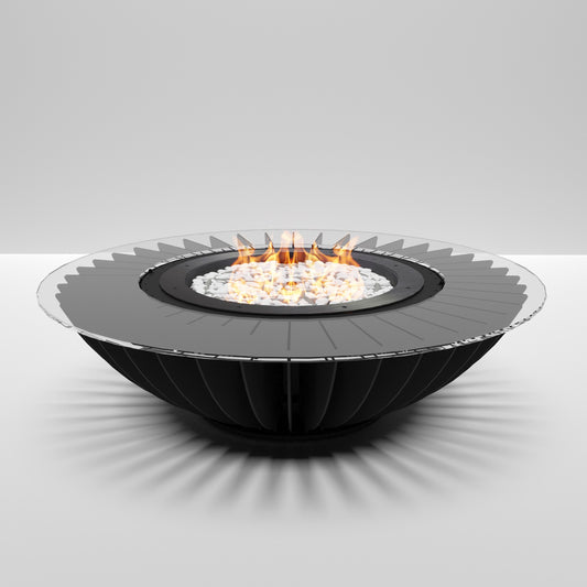 glammfire cosmo fire pit product exterior view