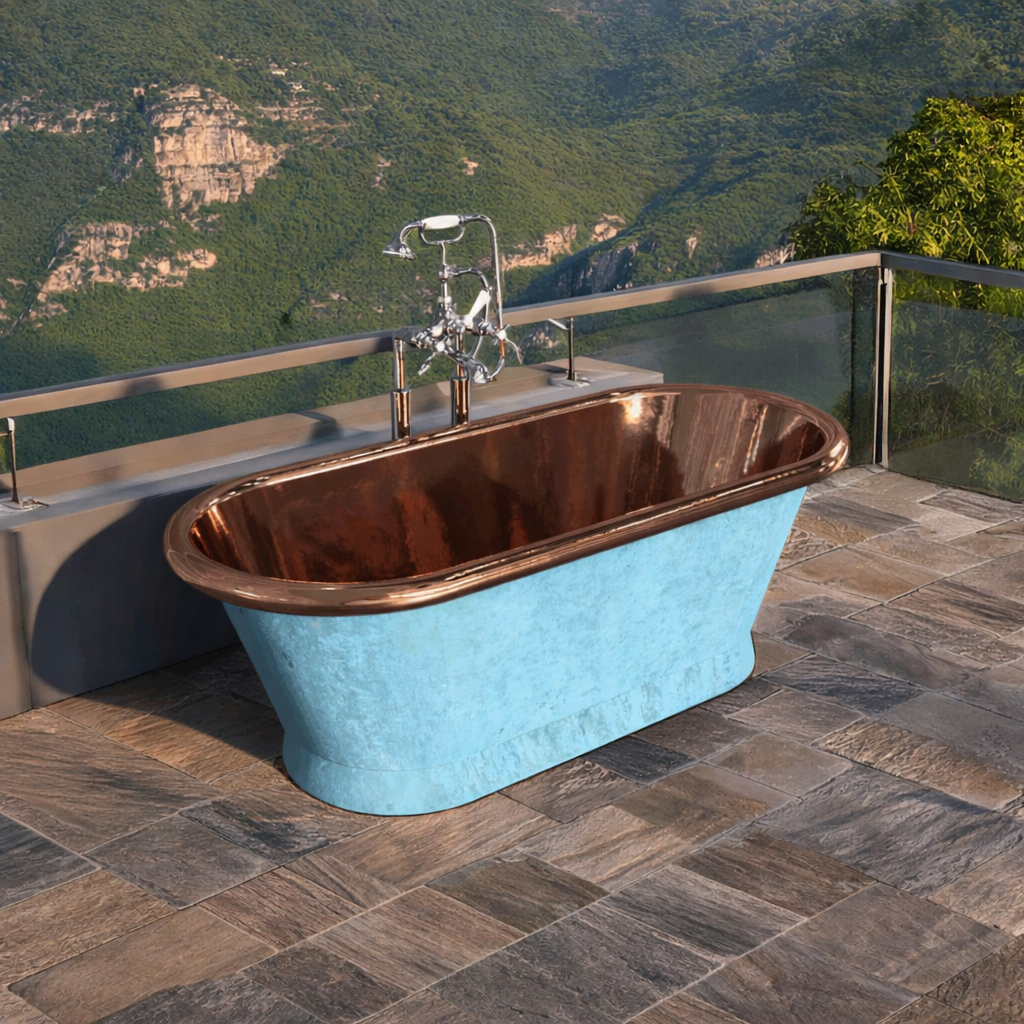 William Holland Aequs Outdoor Copper Bath