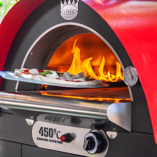 Clementi Pulcinella Wood & Gas Fired Pizza Oven - 80cm x 60cm