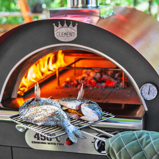Clementi Pulcinella Wood & Gas Fired Pizza Oven - 60cm x 60cm