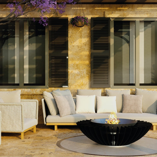 glammfire cosmo 13 firewood fire pit product exterior view