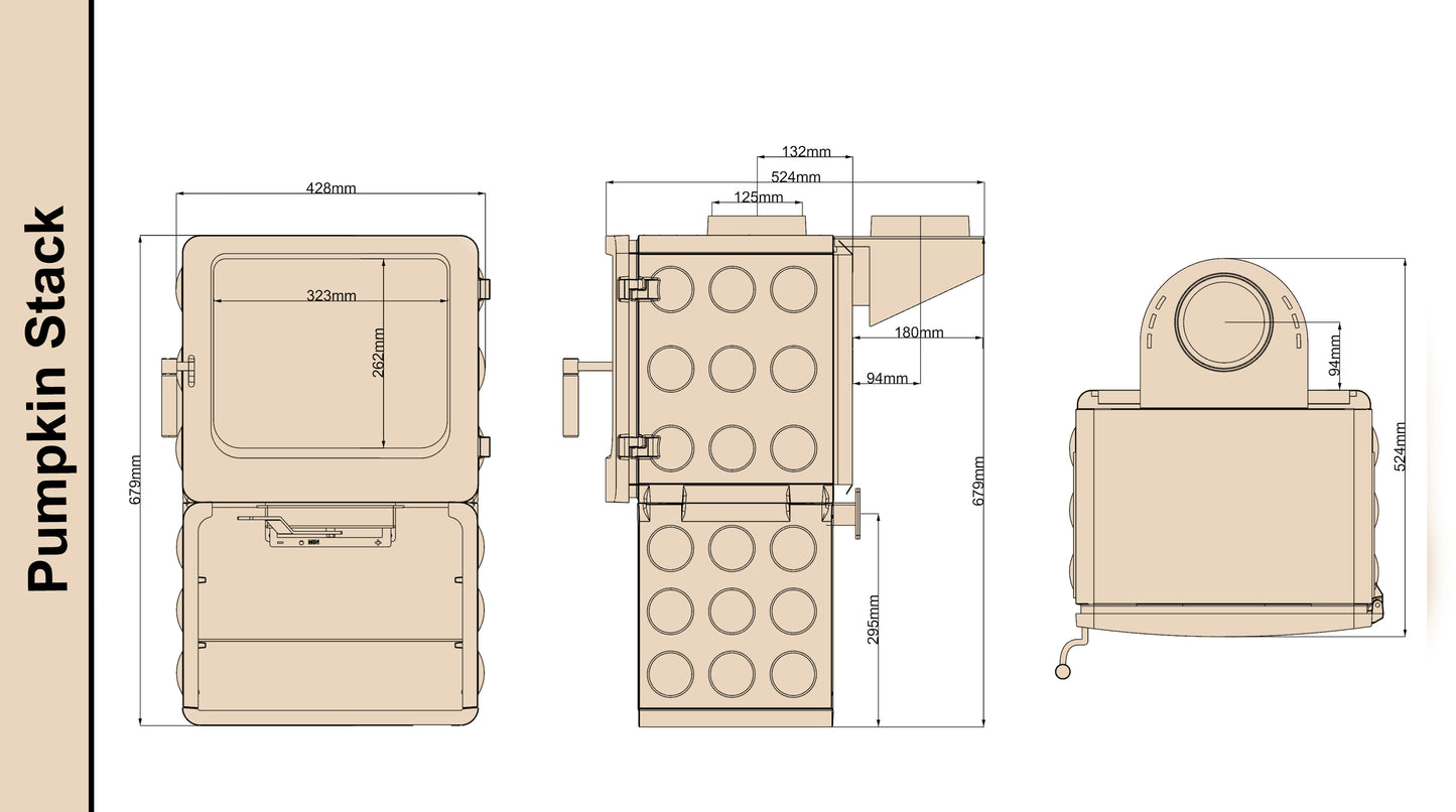 Ekol PumpkinPie Pumpkin Stack