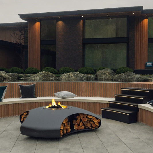 glammfire vaudeville fire pit product exterior view