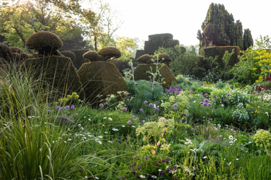 Great Dixter's Peacock Garden. Photograph:  Claire Takacs.