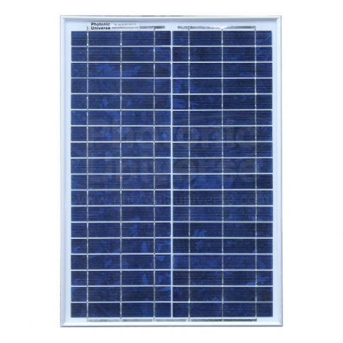 20w 12v solar charging kit with 5a solar controller and battery cable with crocodile clips product exterior view — view 2