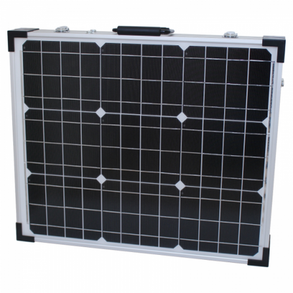 80w 12v folding solar charging kit for motorhome caravan boat or any other 12v system product exterior view — view 4