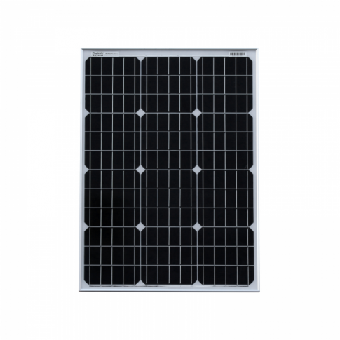 60w 12v solar charging kit with 10a controller and 5m cable product exterior view — view 2