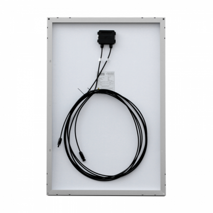 120w 12v dual battery solar kit for camper boat yacht with controller and cable product exterior view — view 3