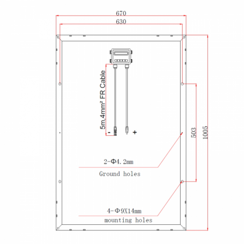 120w 12v dual battery solar kit for camper boat yacht with controller and cable product exterior view — view 6