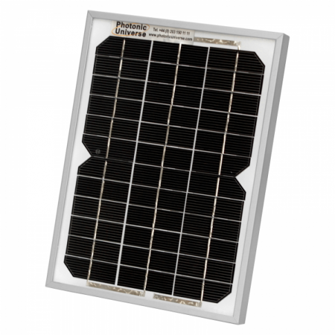 5w 12v solar trickle charging kit with 5a solar controller and battery cable with crocodile clips product exterior view