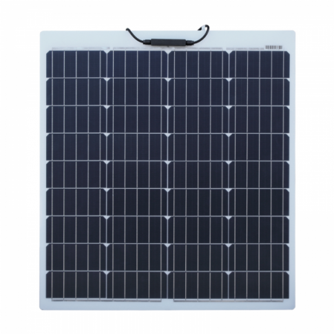 80w 12v reinforced semi flexible solar charging kit product exterior view — view 2