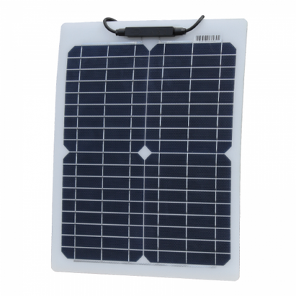 20w 12v reinforced semi flexible solar charging kit product exterior view