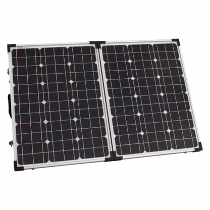 100w 12v folding solar charging kit for camper caravan boat or any other 12v system product exterior view