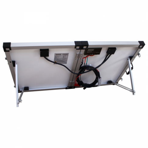 80w 12v folding solar charging kit for motorhome caravan boat or any other 12v system product exterior view — view 2