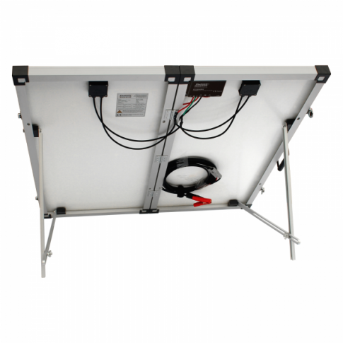 150w 12v folding solar charging kit for camper caravan boat or any other 12v system product exterior view — view 2