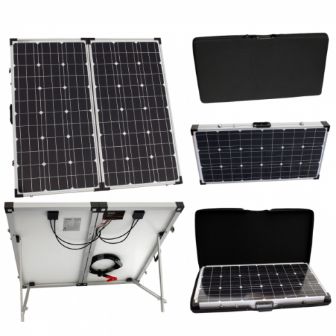 150W 12V folding solar charging kit for camper, caravan, boat or any other 12V system product exterior view