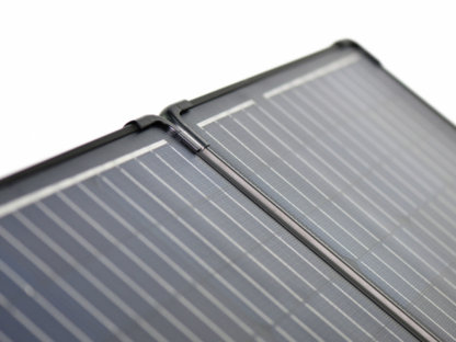 100w 12v lightweight folding solar charging kit with mppt controller product exterior view — view 3
