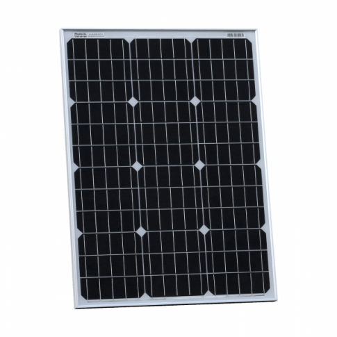 60w 12v solar charging kit 10a controller mounting brackets and cables product exterior view — view 3