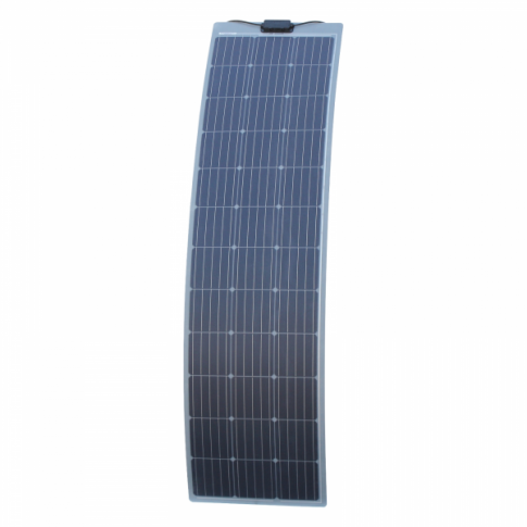 170w narrow semi flexible solar charging kit with austrian textured fibreglass solar panel product exterior view