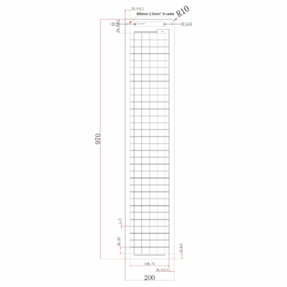 30w 12v semi flexible solar charging kit product exterior view — view 5