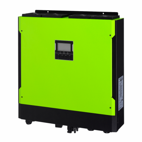 1kw grid tied wind turbine kit with 5 5kw hybrid inverter and 24kwh battery bank for export of wind power into the grid produ — view 3