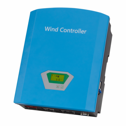 1kw grid tied wind power kit with 3 2kw sharp solar panels 5 5kw hybrid inverter and 24kwh battery bank product exterior view — view 2