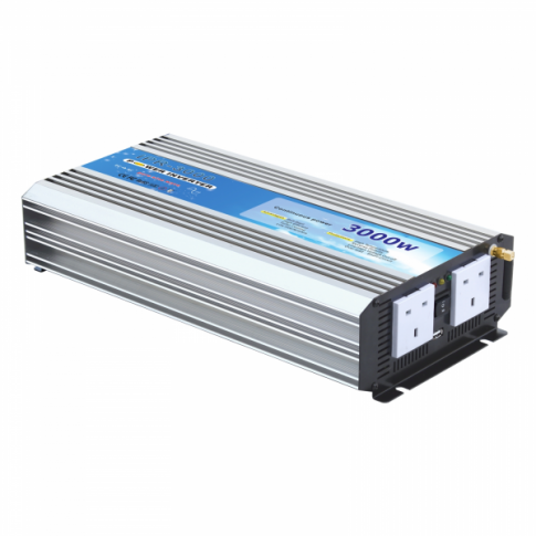 3kw complete van conversion kit with 2 x 160w black semi flexible solar panel 200ah 12v battery and 3000w 230v pure sine wave — view 3
