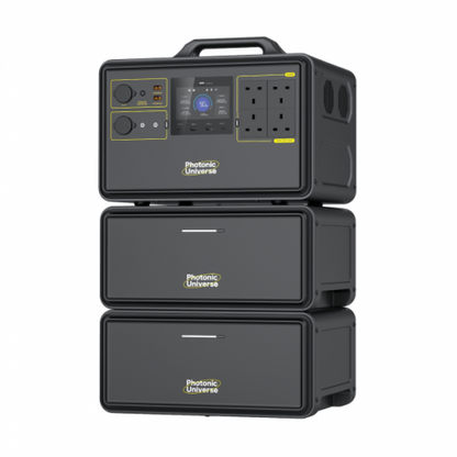 2400w 2240wh portable power station product exterior view — view 2