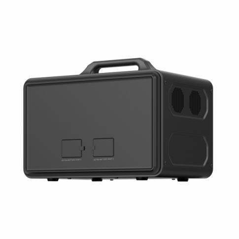 2400w 2240wh portable power station product exterior view