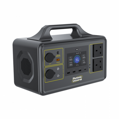 500w 518wh portable power station product exterior view