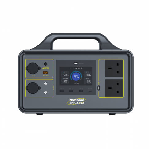 500w 518wh portable power station product exterior view — view 2