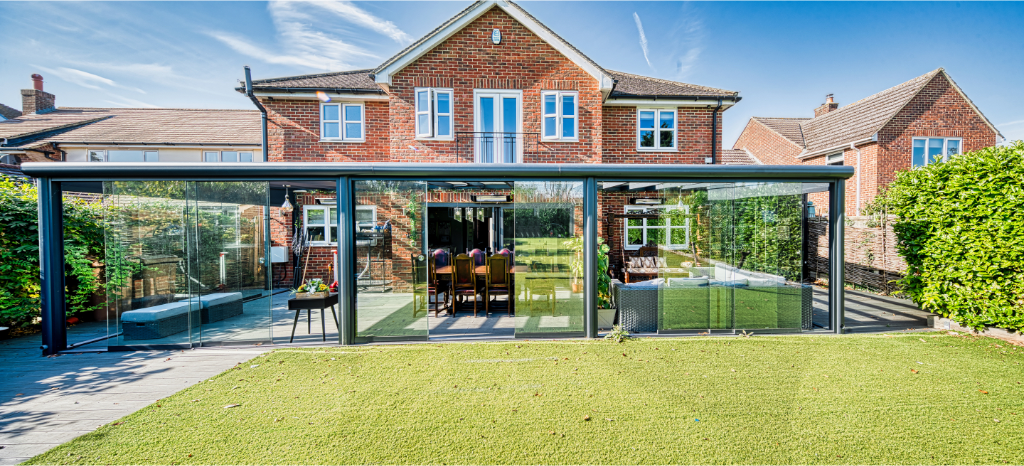 deponti pigato aluminium veranda product exterior view — view 4
