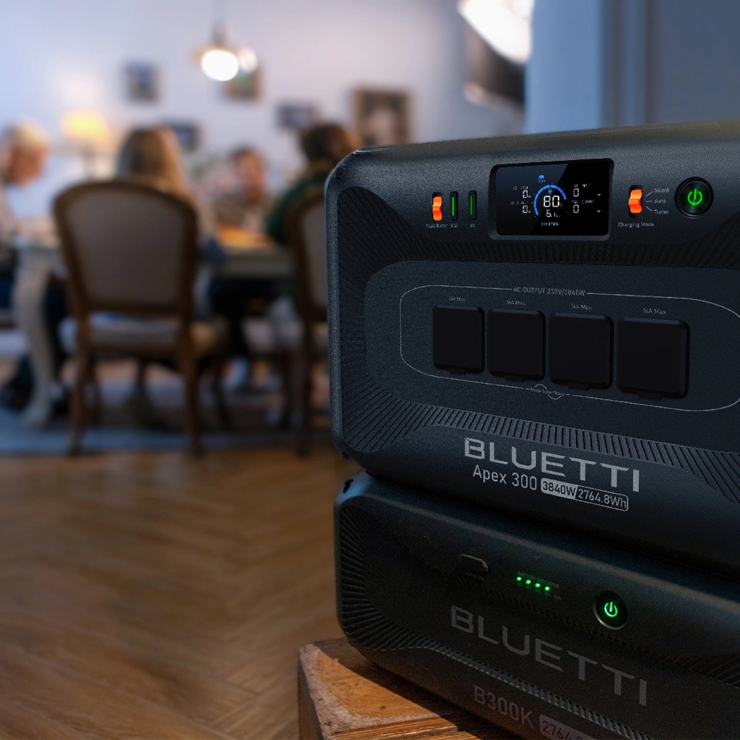 bluetti apex 300 versatile power station 2 764 8wh 3 840w product exterior view — view 2