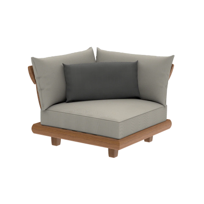 Alexander Rose Sorrento Teak Wood Entertainer Garden Furniture Set