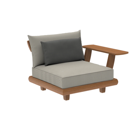 Alexander Rose Sorrento Teak Wood Entertainer Garden Furniture Set