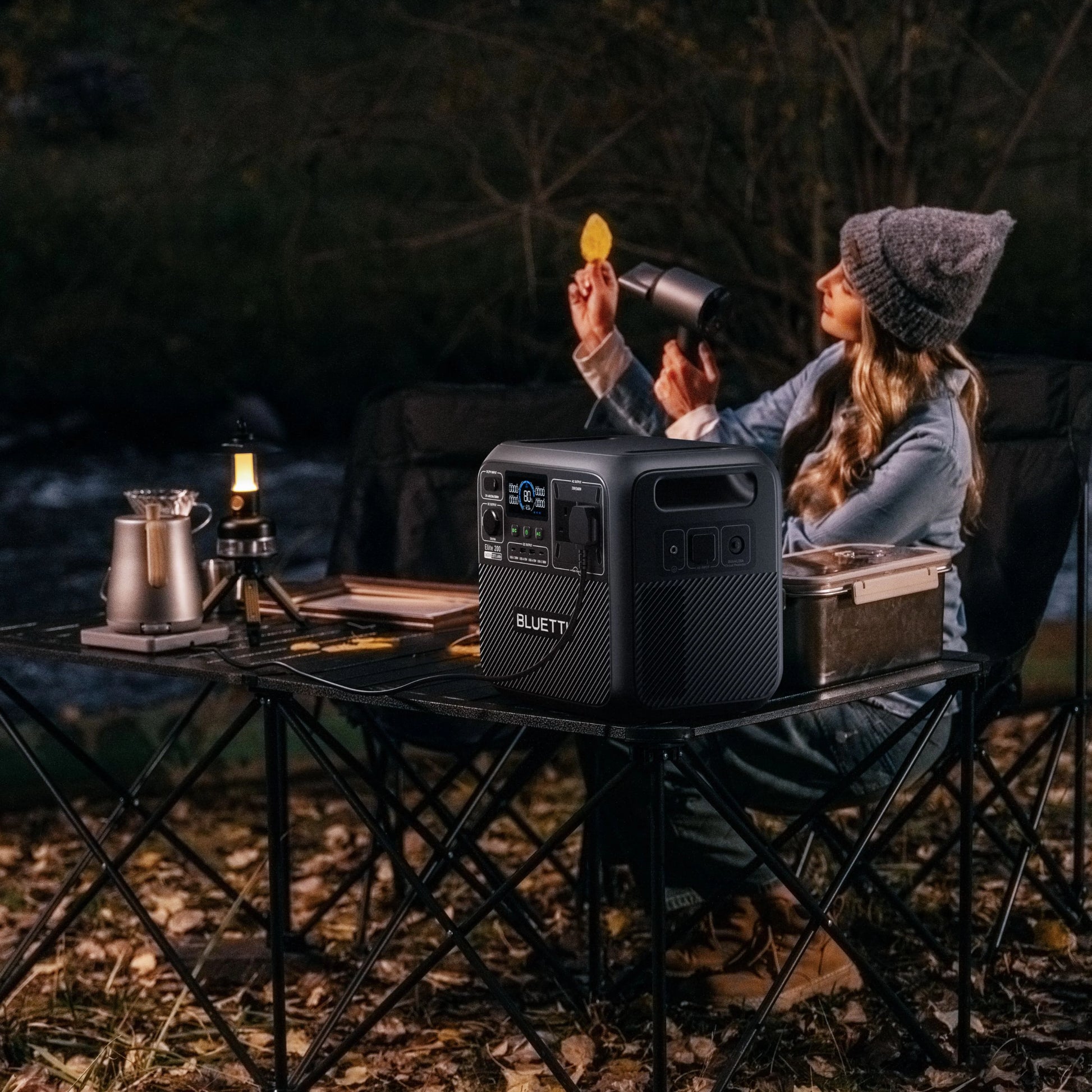 bluetti elite 200 v2 portable power station product exterior view — view 2
