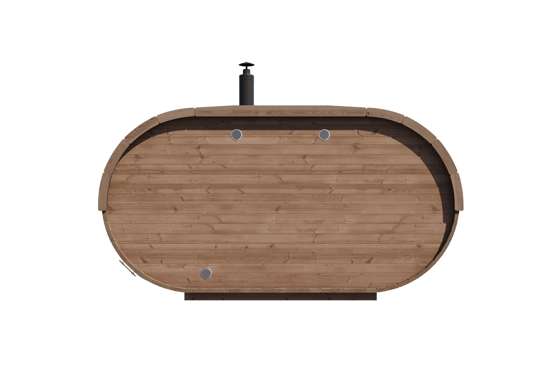 agnes 240 pro 6 person outdoor sauna changing room cutaway render