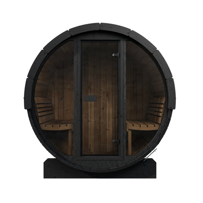 Charnia 160 Mini 2 Person Outdoor Barrel Sauna