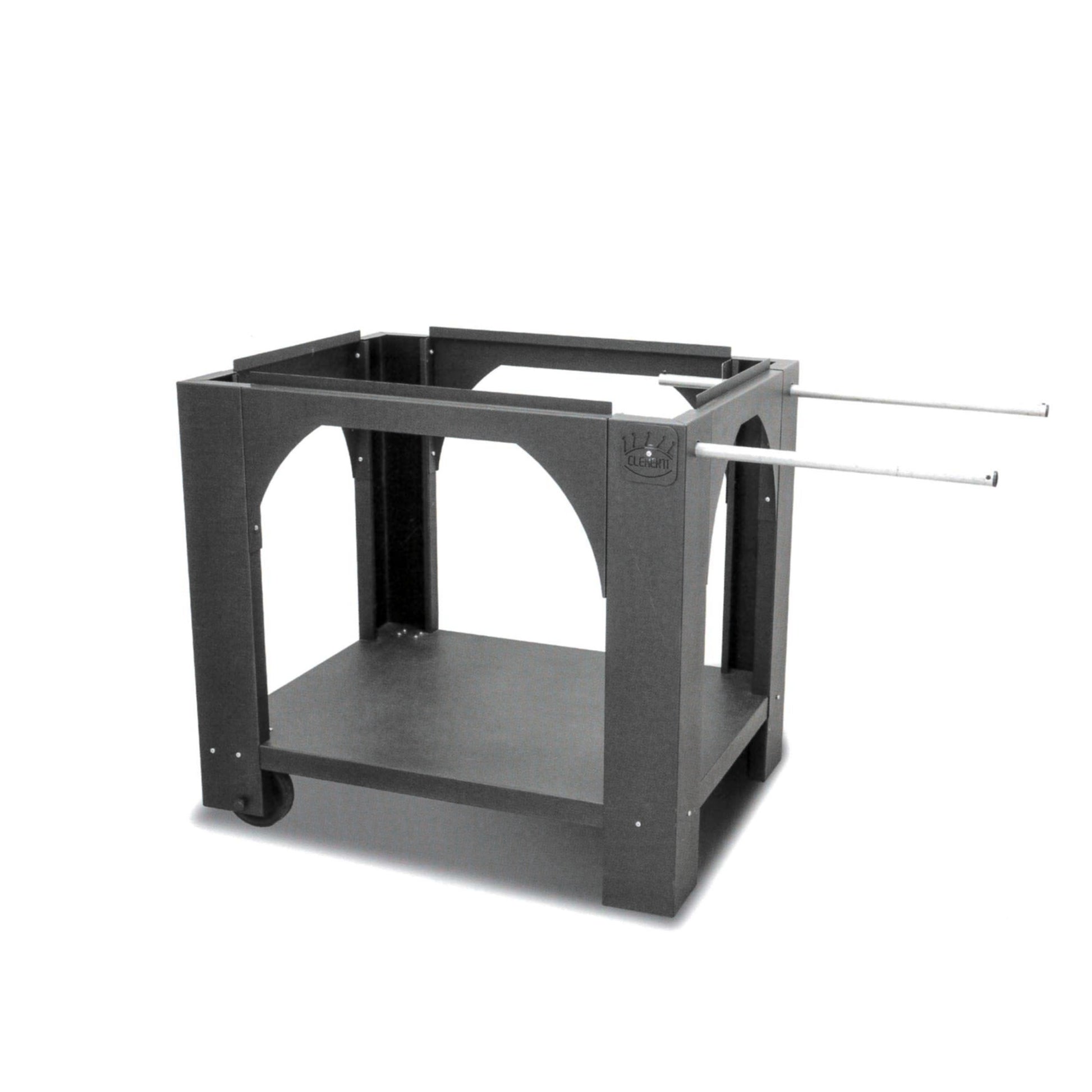 clementi original pulcinella pizza oven stand product exterior view — view 3
