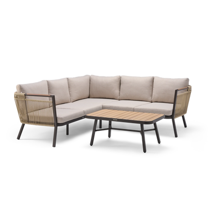 Alexander Rose Bali 5-Seater Corner Lounge Set & Coffee Table