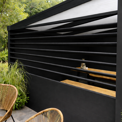 Rotatable Louvred Side Panels