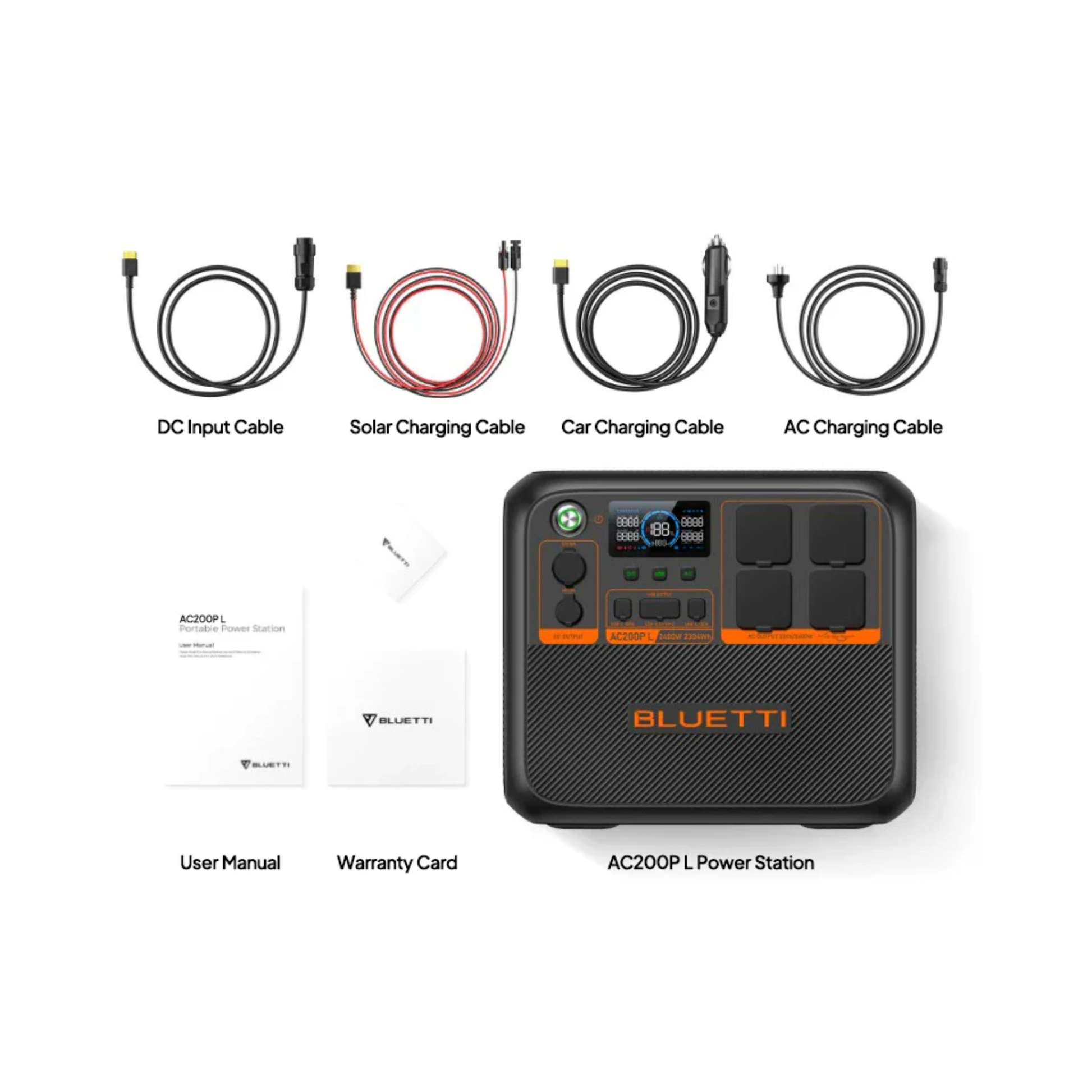 bluetti ac200pl portable power station 2304wh product exterior view — view 2
