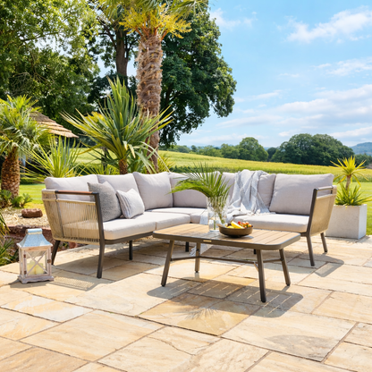 Alexander Rose Bali 5-Seater Corner Lounge Set & Coffee Table