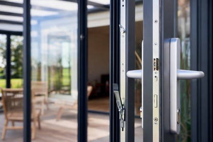 viewline slide and turn glass door system product exterior view — view 4