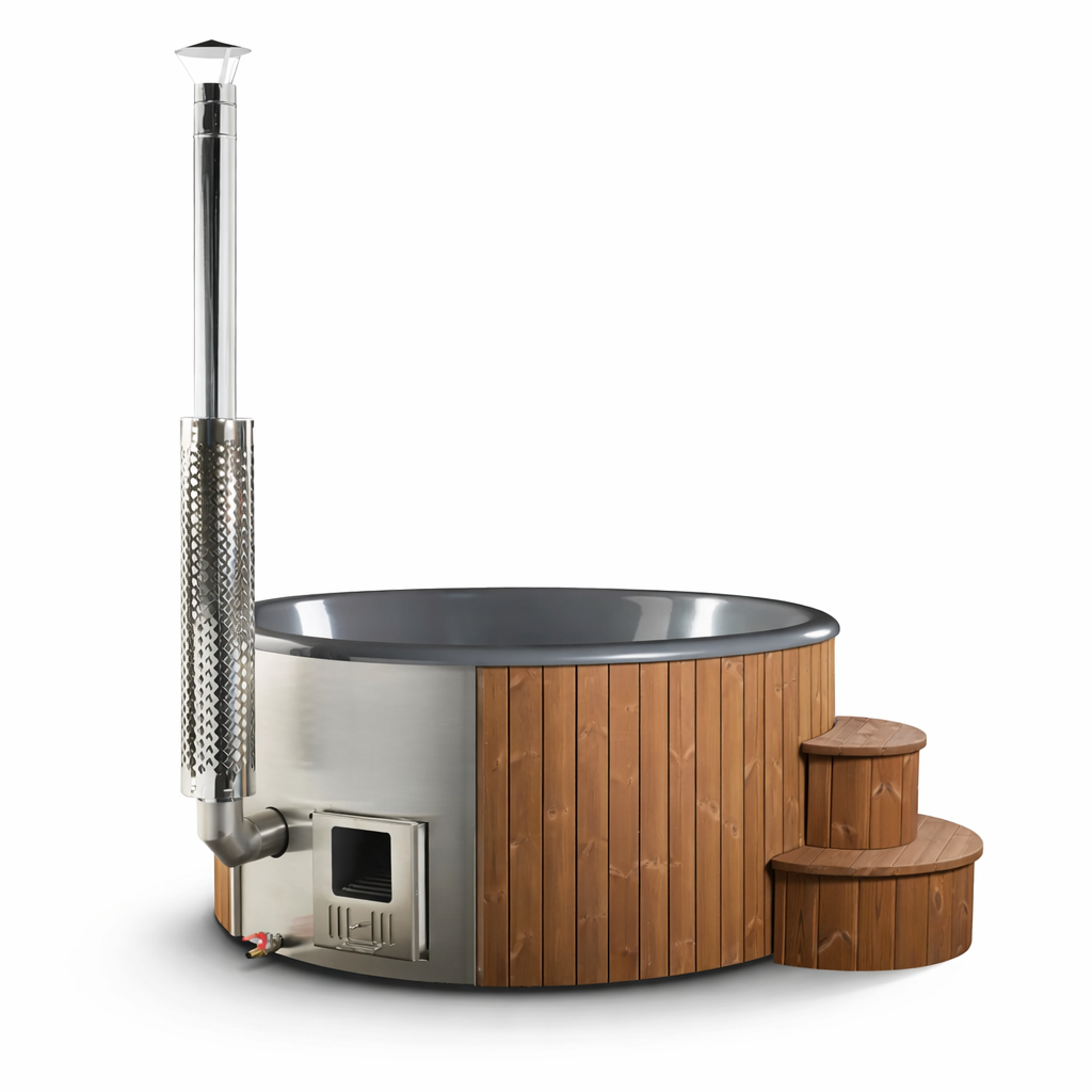 Broome 220 XL Deluxe 7-8 Person Wood Fired Hot Tub