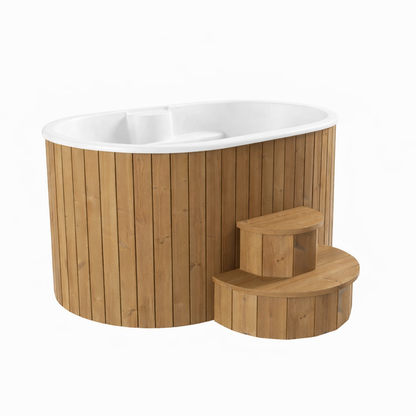 Duo Ice Bath Barrel & Chiller product exterior view